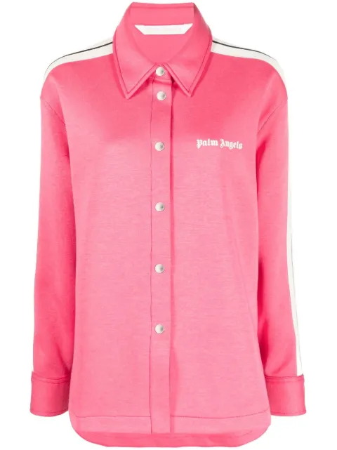 Palm Angels camisa con logo estampado