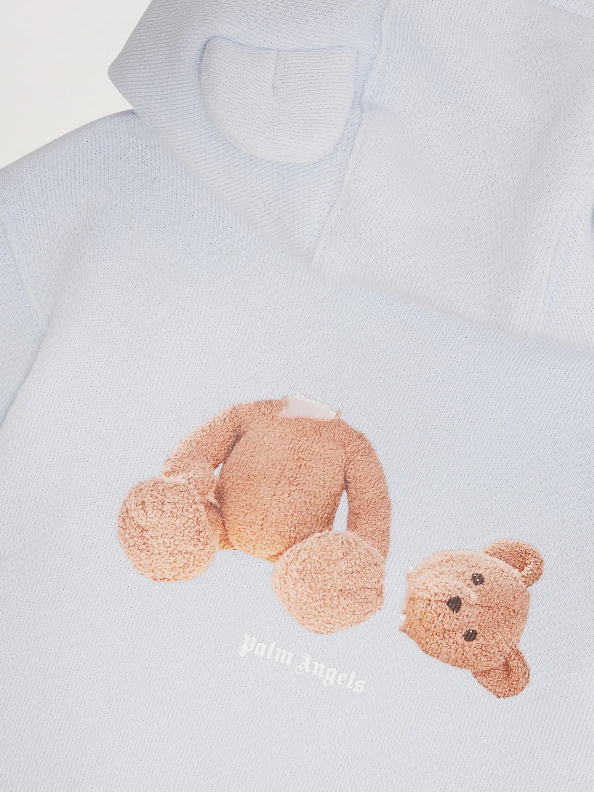 PALM ANGELS BEAR ZIPPED HOODIE