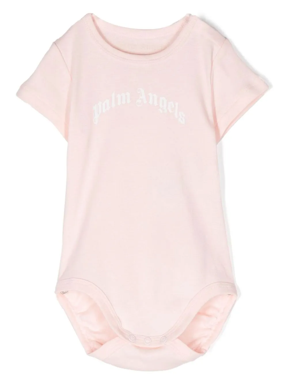 

Palm Angels Kids logo-print babygrow - Pink