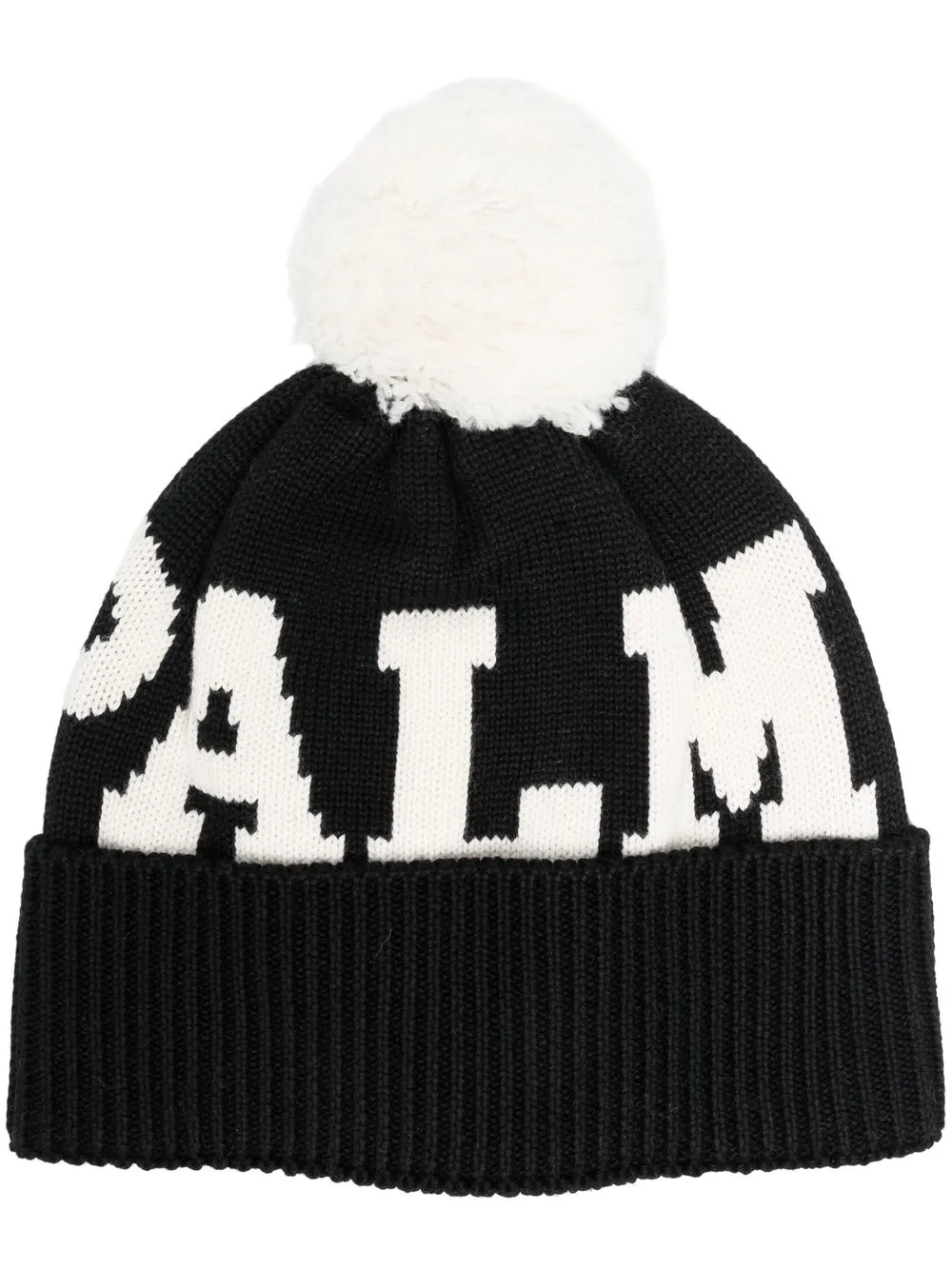 

Palm Angels gorro tejido con logo - Negro