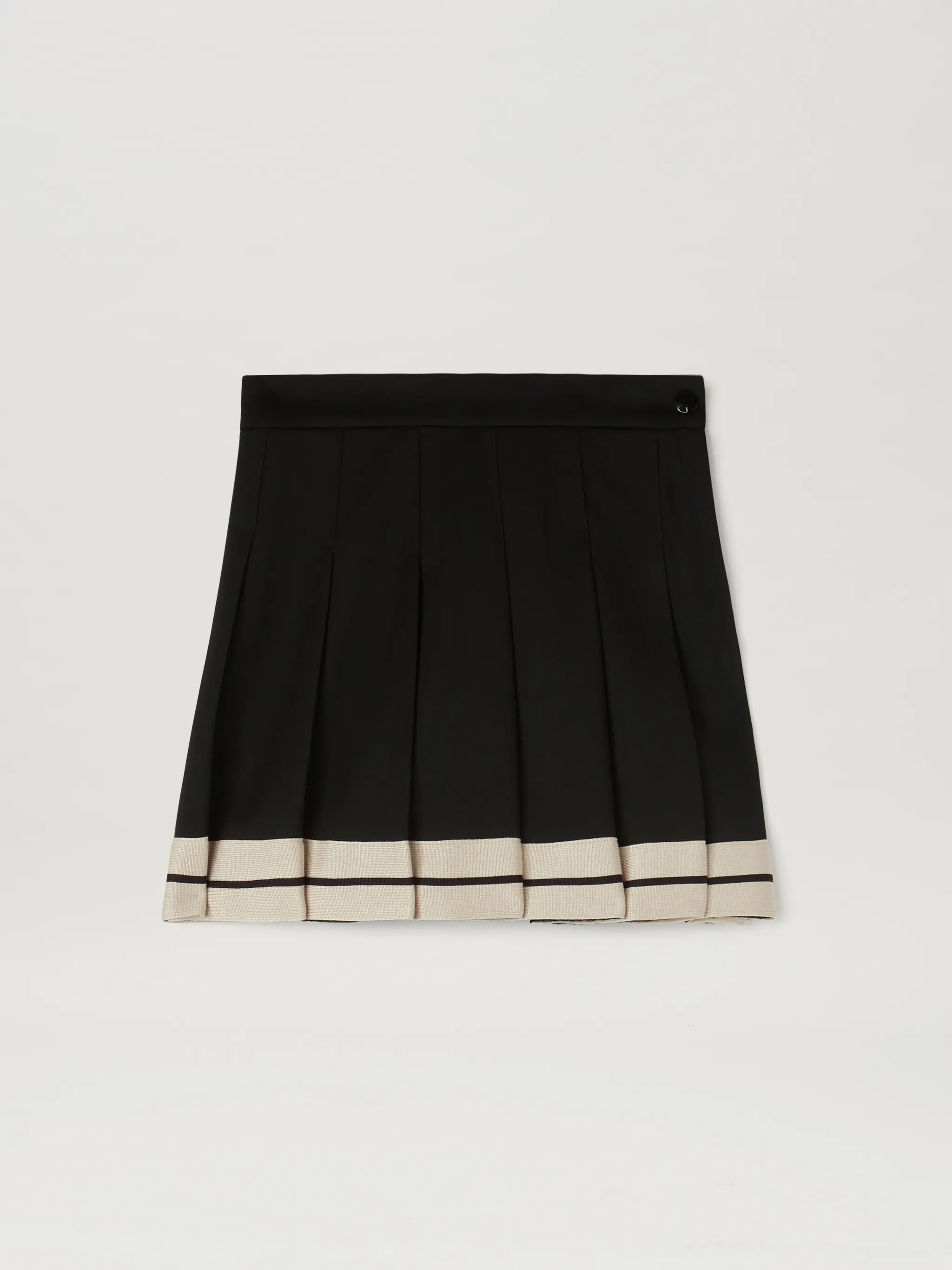 TRACK PLEATED SKIRT