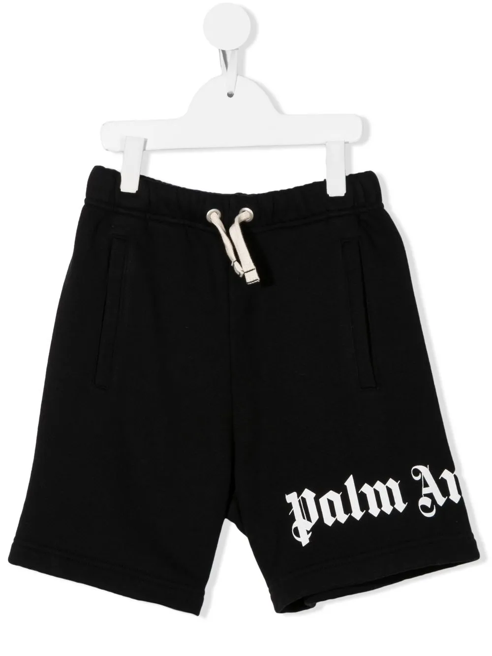 

Palm Angels Kids logo-print shorts - Black