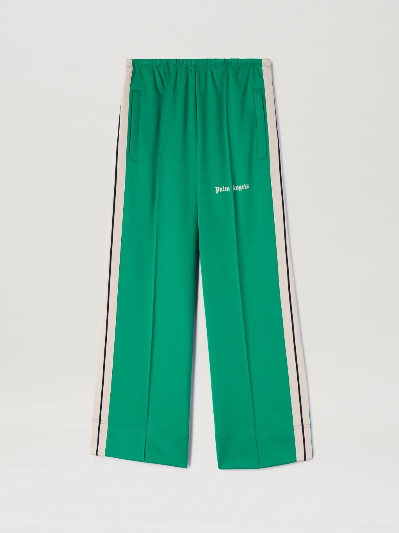 CROPPED TRACK PANTS in green Palm Angels® Official