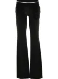 Palm Angels stripe-trim track pants - Black