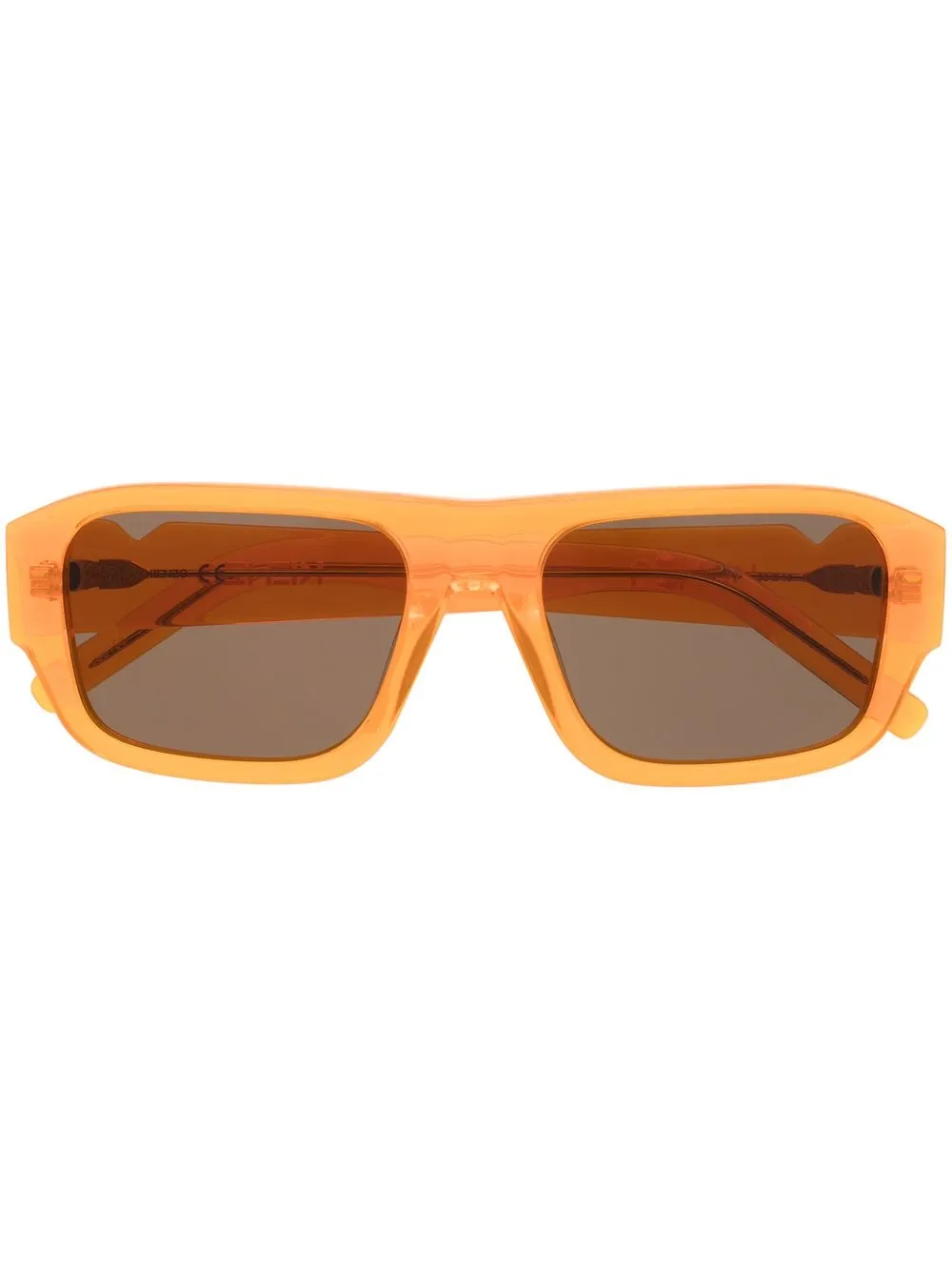 

Kenzo tortoiseshell rectangle-frame sunglasses - Orange