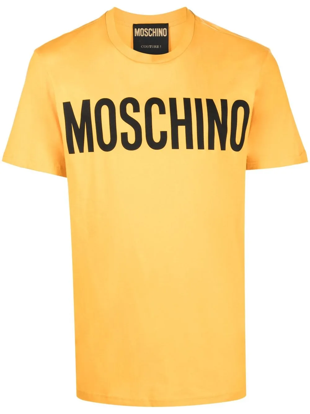 

Moschino logo-print organic cotton T-shirt - Yellow