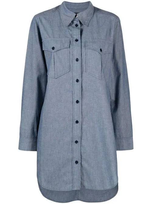 Robe-chemise Bridget en chambray à boutonnière - ISABEL MARANT - Modalova