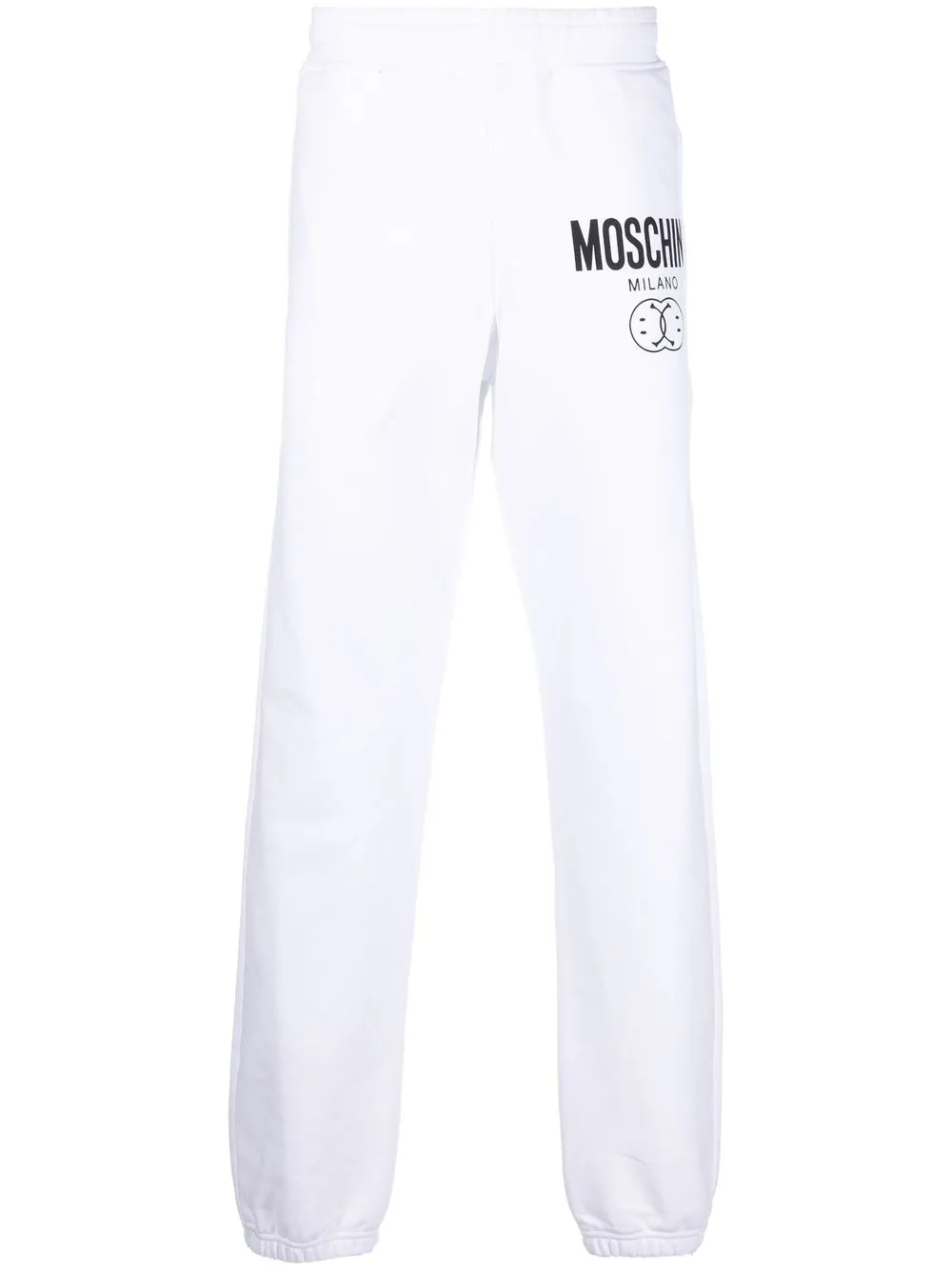 

Moschino pants con logo estampado - Blanco