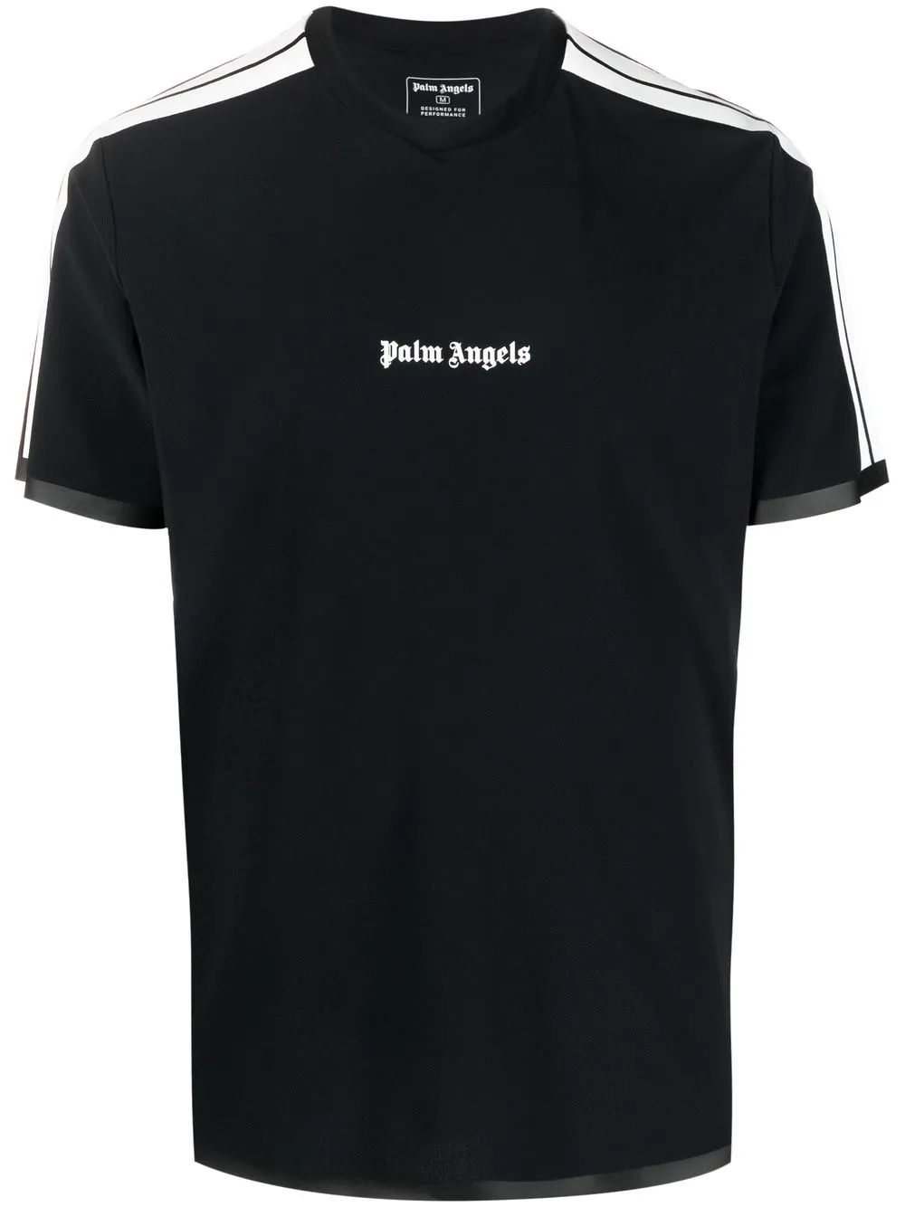 

Palm Angels logo-print performance T-shirt - Black