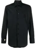 Billionaire Silver Cut long-sleeved shirt - Black