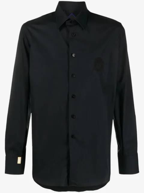 Billionaire Silver Cut long-sleeved shirt