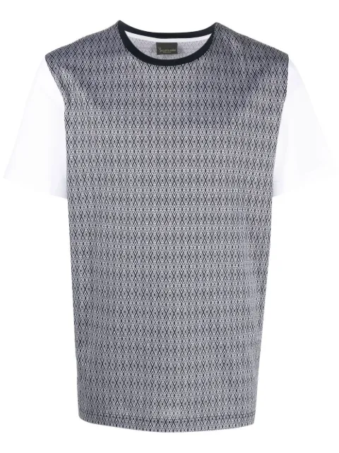 Billionaire two-tone cotton T-shirt