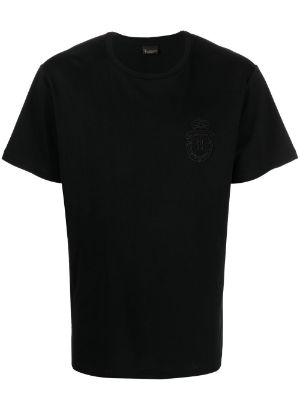 Billionaire jacquard-logo short-sleeve T-shirt - Farfetch