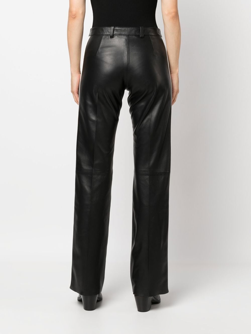 Gucci 90s Tom Ford Era Aubergine Leather Pants  BLOGGER ARMOIRE