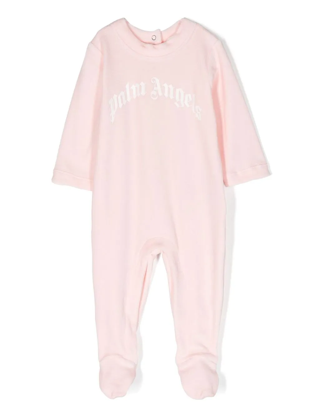 

Palm Angels Kids logo-print babygrow - Pink