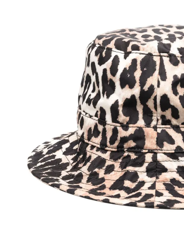 GANNI leopard-print Bucket Hat - Farfetch
