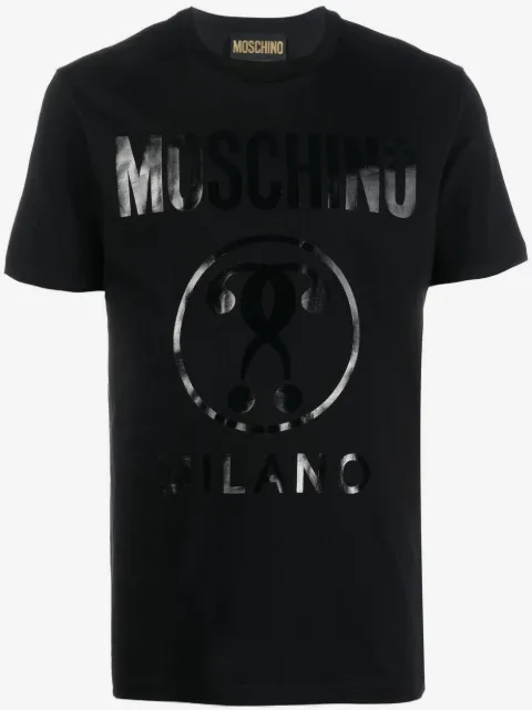 Moschino logo-print organic cotton T-shirt