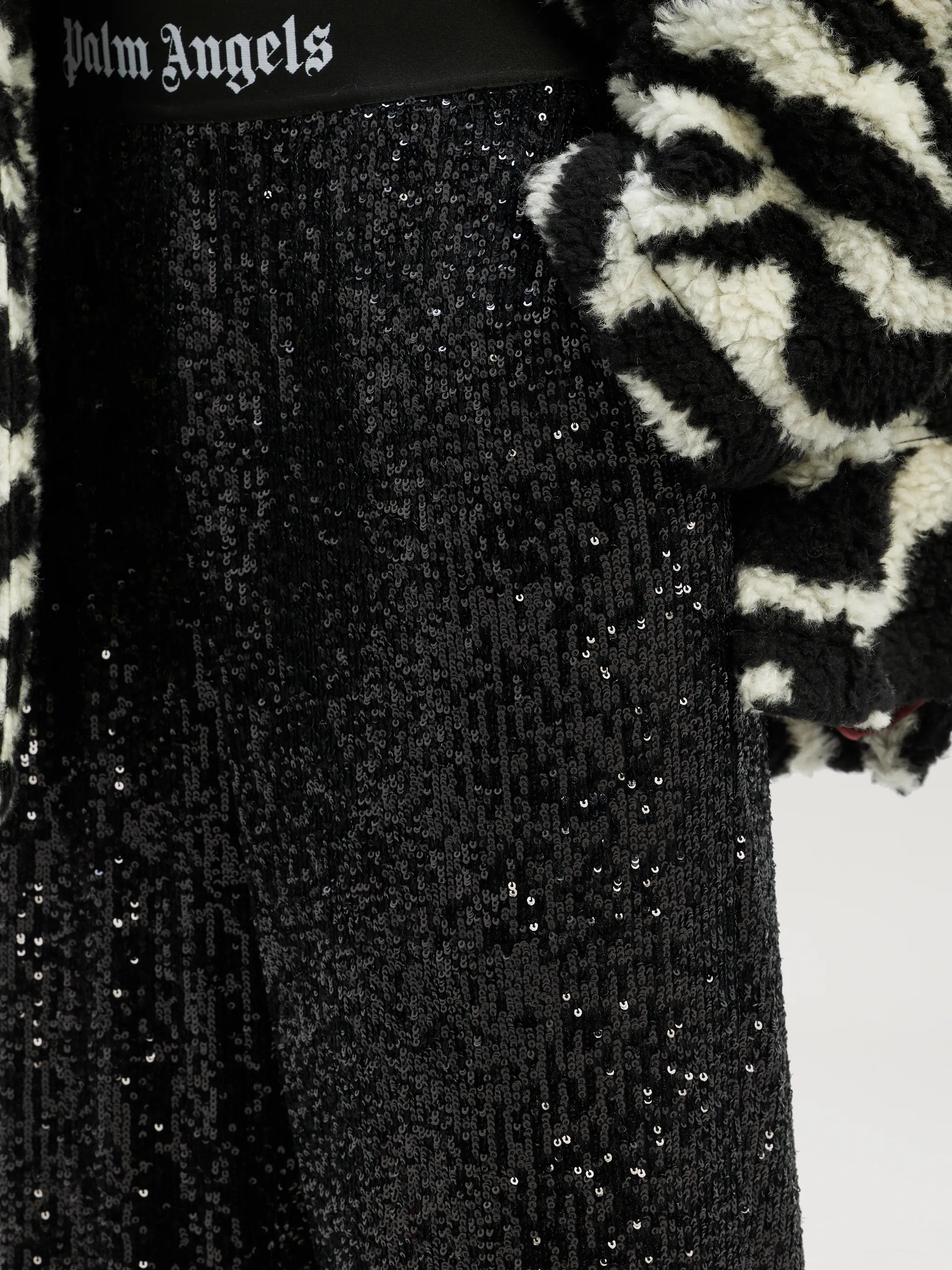 show sequins embellished trousers