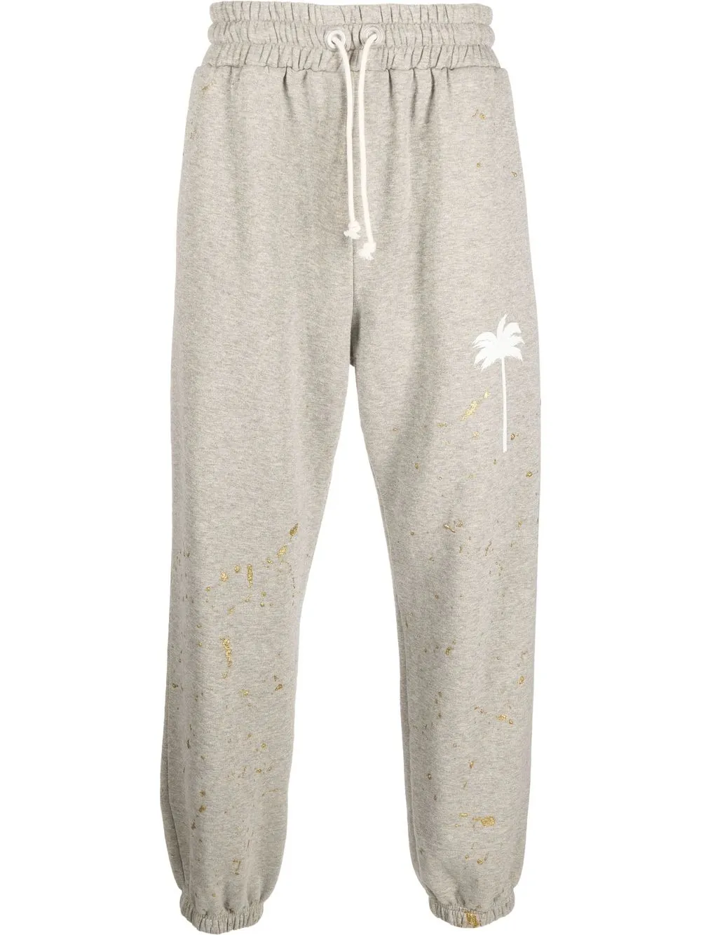 paint splatter track pants