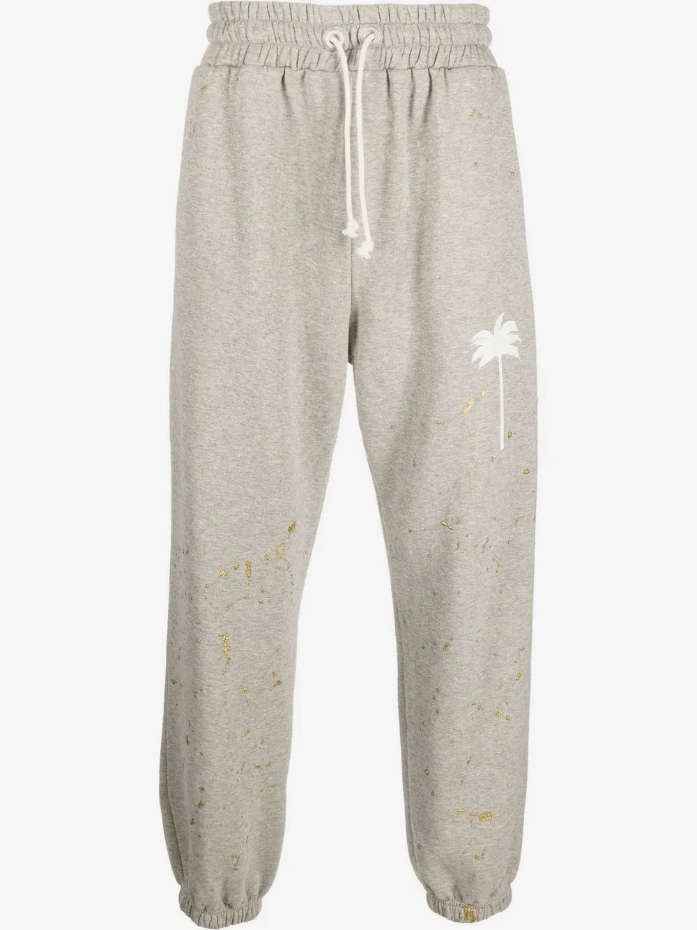 Palm Angels 泼漆效果运动裤 | 灰色 | Image 1