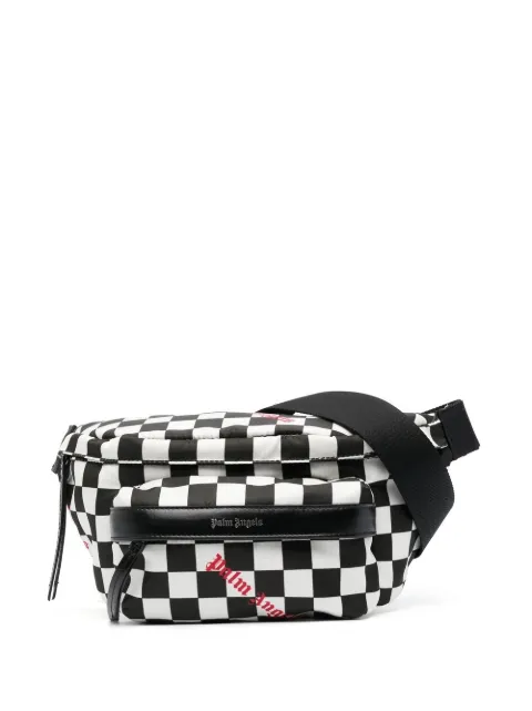Palm Angels sac banane Damier à carreaux