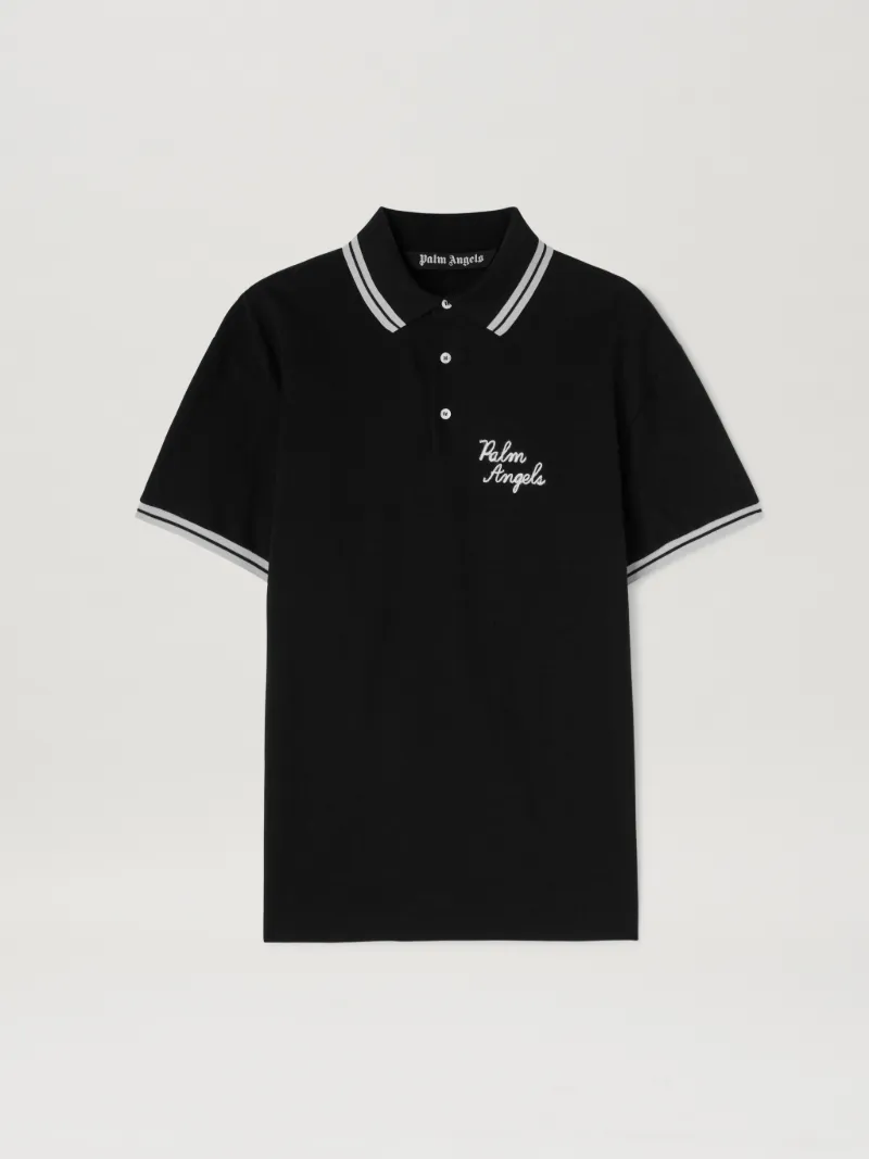 EMBROIDERED PALM ANGELS POLO - Palm Angels® Official