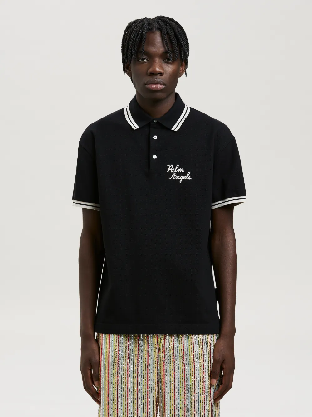 EMBROIDERED PALM ANGELS POLO - Palm Angels® Official