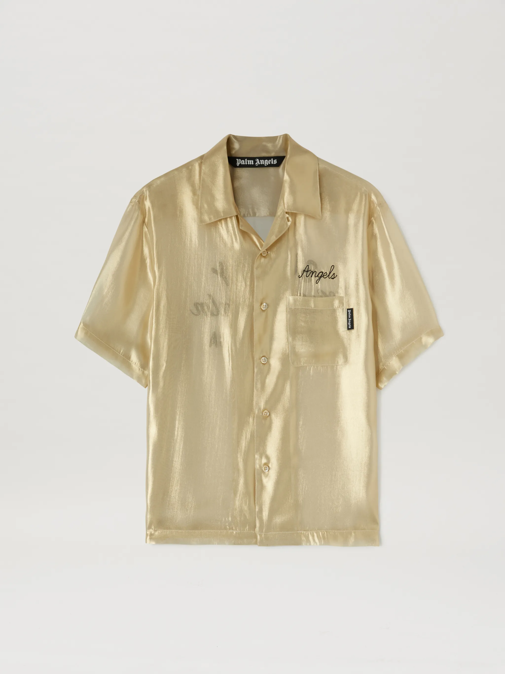 IRIDESCENT SUNDAY BOWLING SHIRT Palm Angels® Official