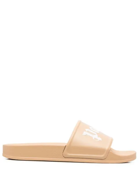 Palm Angels logo-print slides
