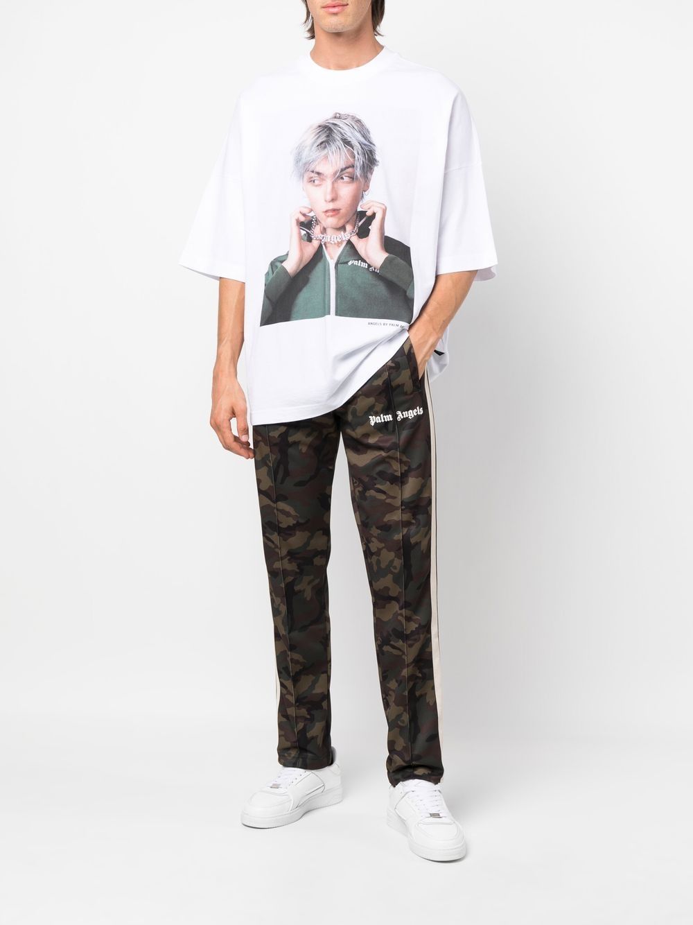 Palm Angels x Sims photograph-print T-shirt - Farfetch