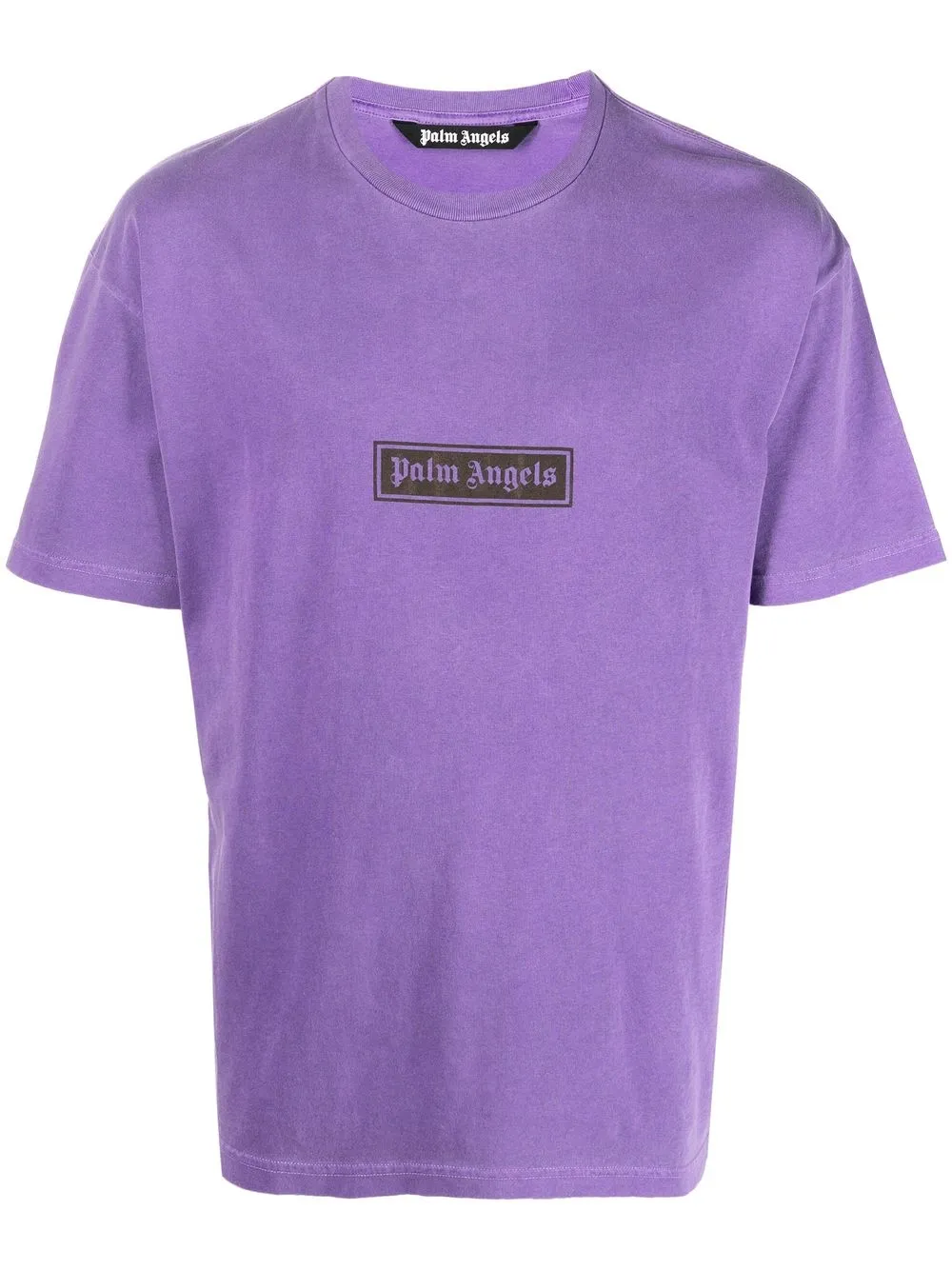 

Palm Angels playera con logo estampado - Morado