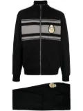 Billionaire logo-crest detail tracksuit set - Black