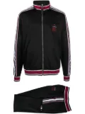Billionaire logo-patch side-stripe tracksuit - Black