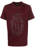Billionaire logo-print detail T-shirt - Purple