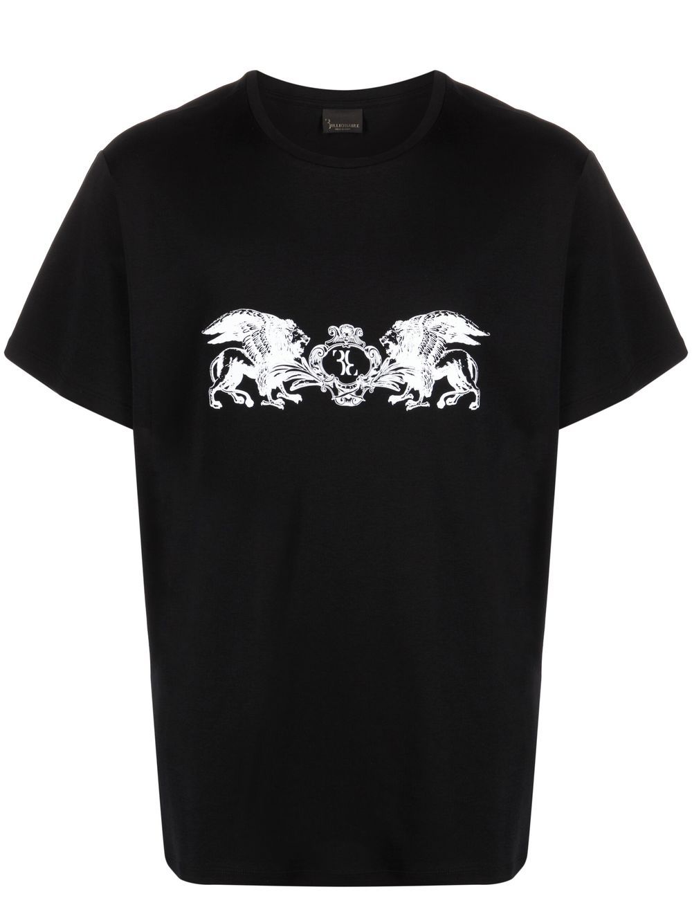 Billionaire Logo-print Detail T-shirt In Black