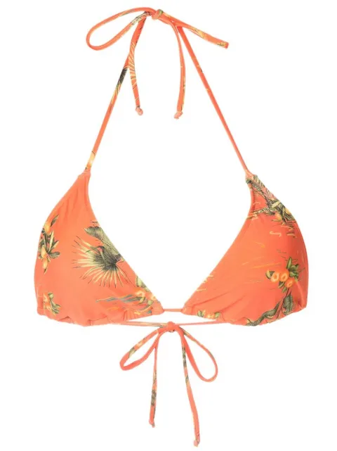 Lygia & Nanny floral-print bikini top