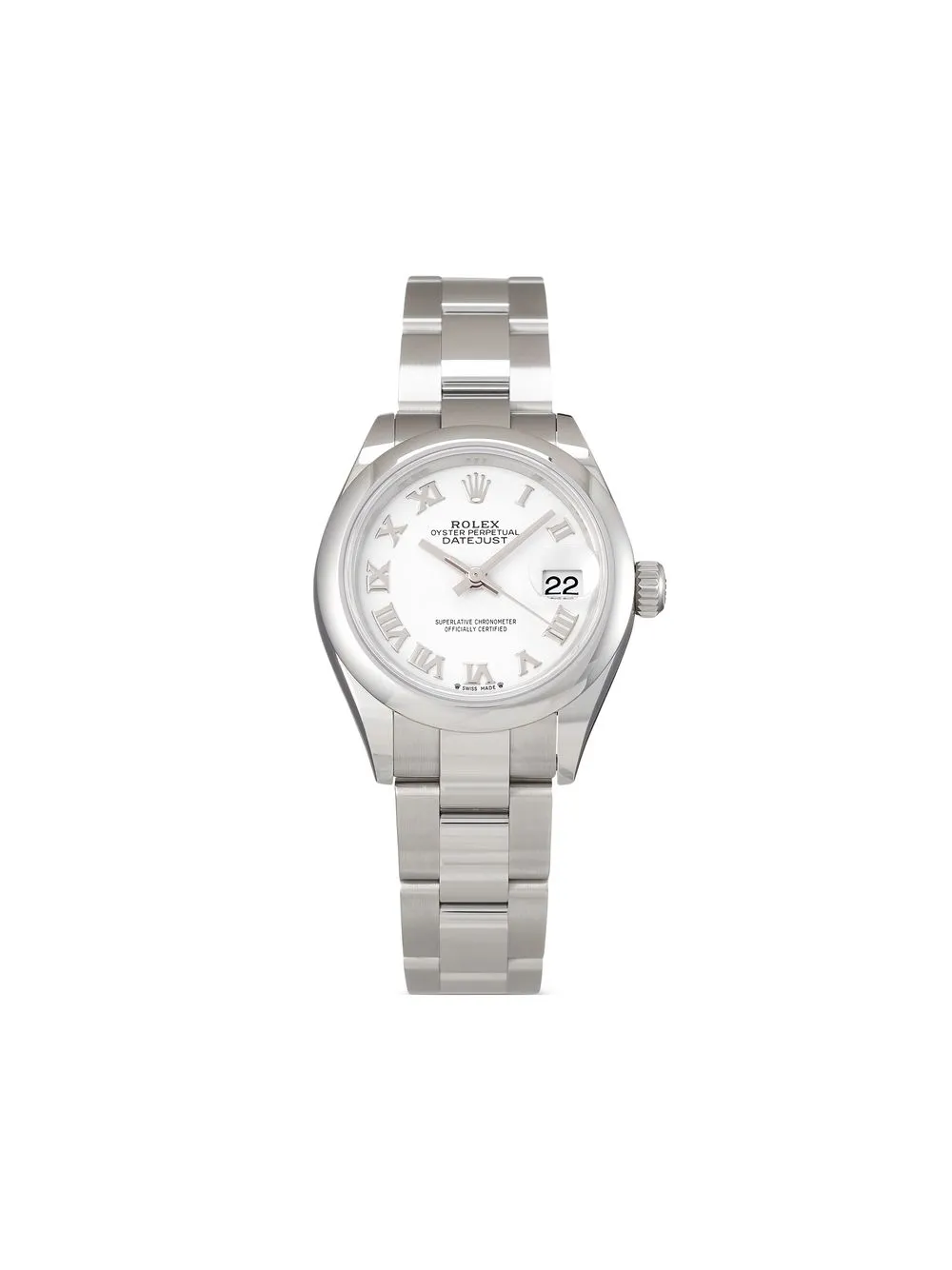 

Rolex reloj Lady-Datejust de 28mm 2022 sin uso - Blanco