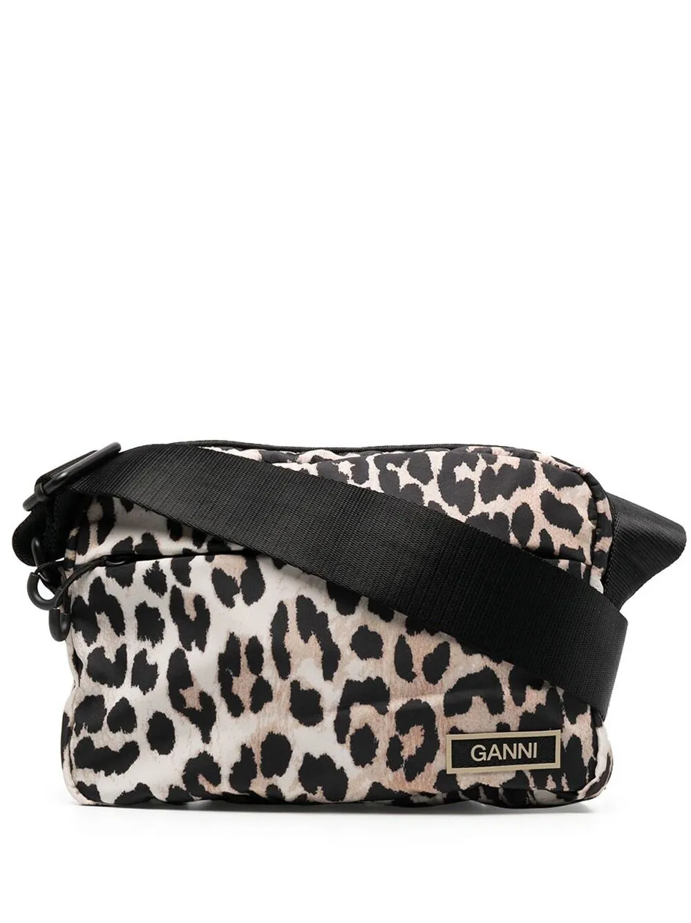 Ganni leopard best sale fanny pack