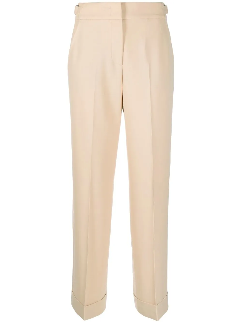 

Peserico turn-up cuff tailored trousers - Neutrals