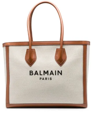 Balmain B Army Shopper Tote Bag Neutrals FARFETCH AO