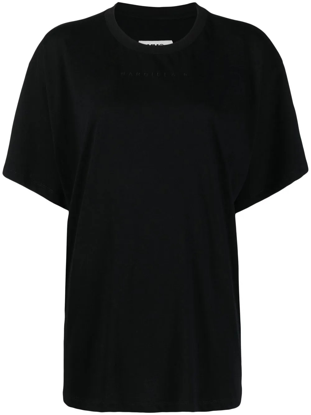 

MM6 Maison Margiela playera con detalle de costuras - Negro