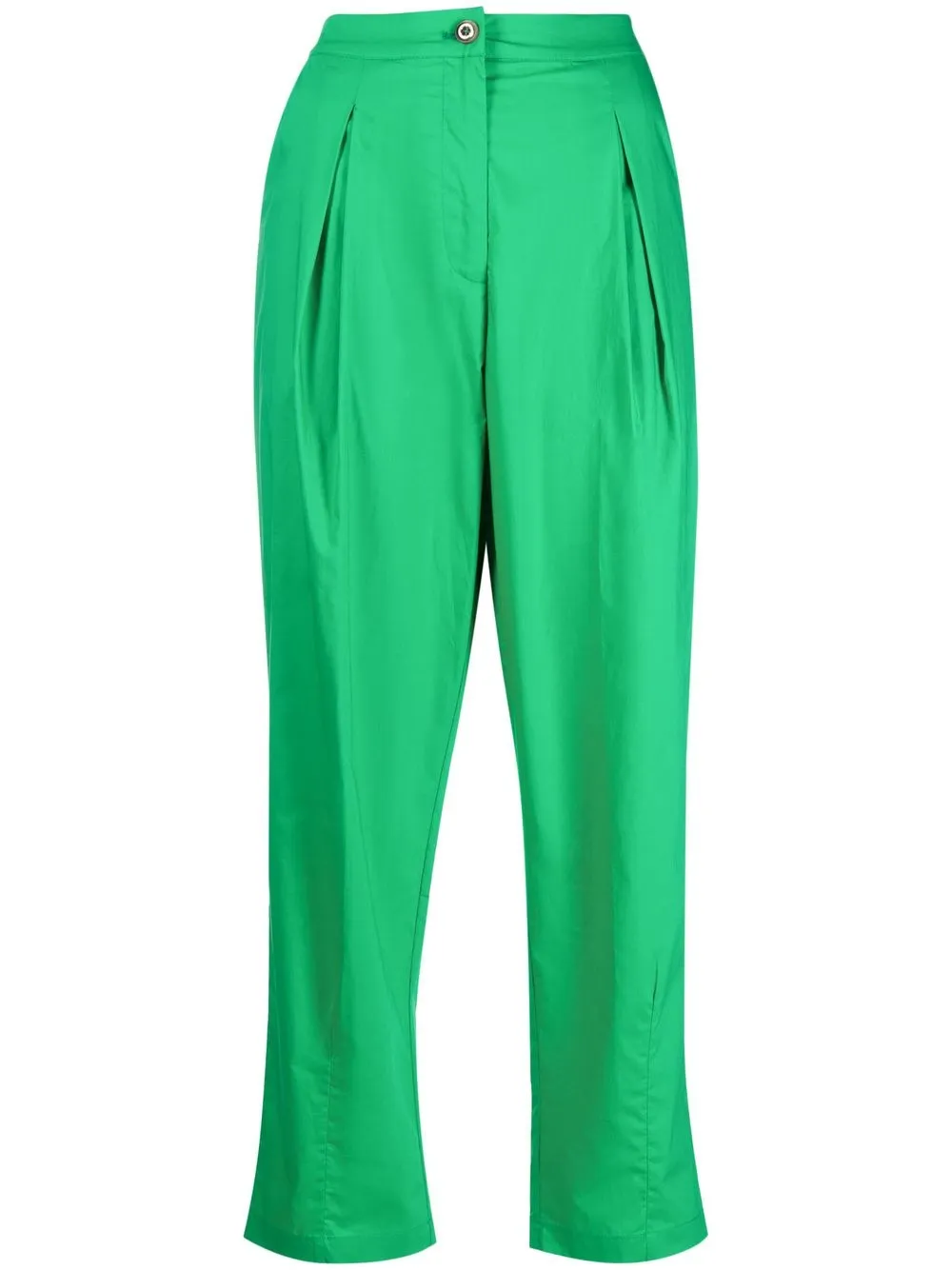 

PINKO pantalones capri con tiro alto - Verde