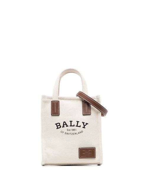 Bally logo-print tote bag