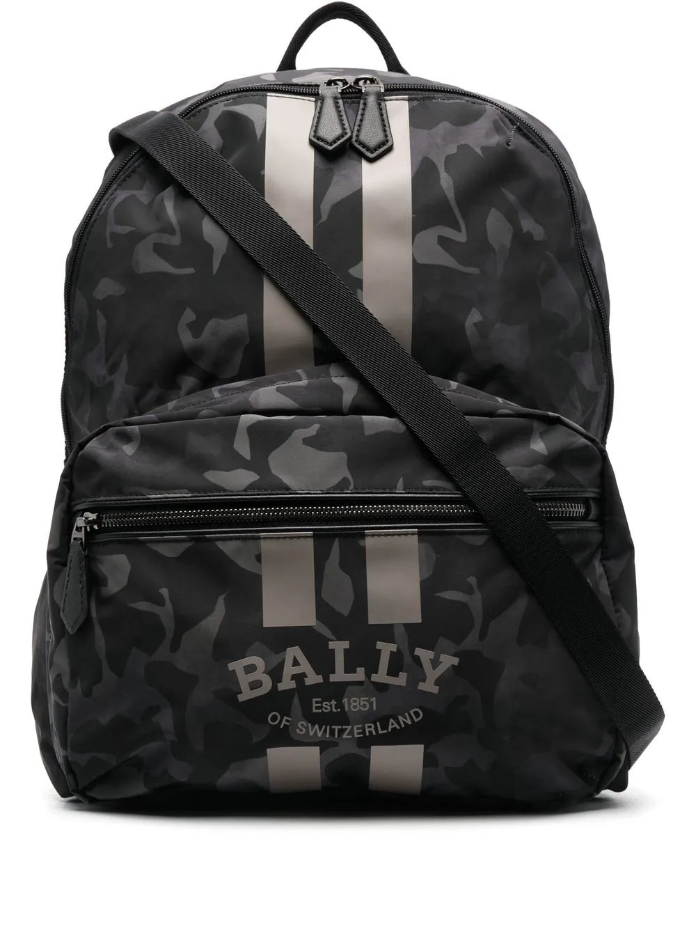 

Bally Fixie camouflage-print backpack - Green