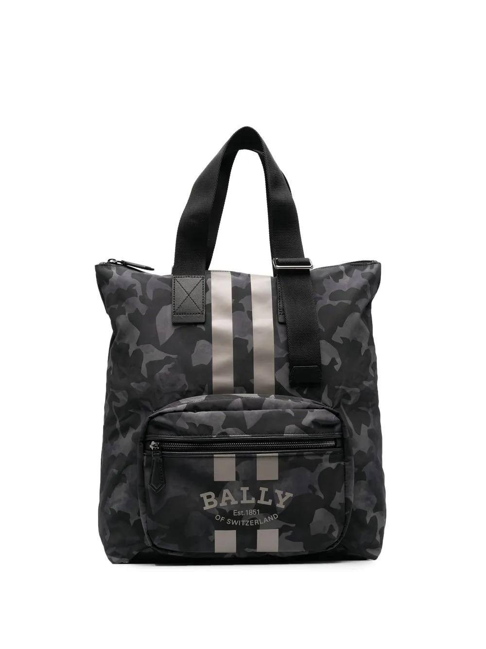 

Bally tote con estampado militar - Negro