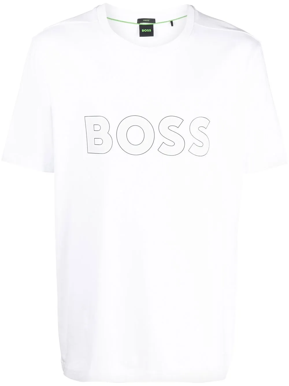 

BOSS playera Tee 9 con logo estampado - Blanco