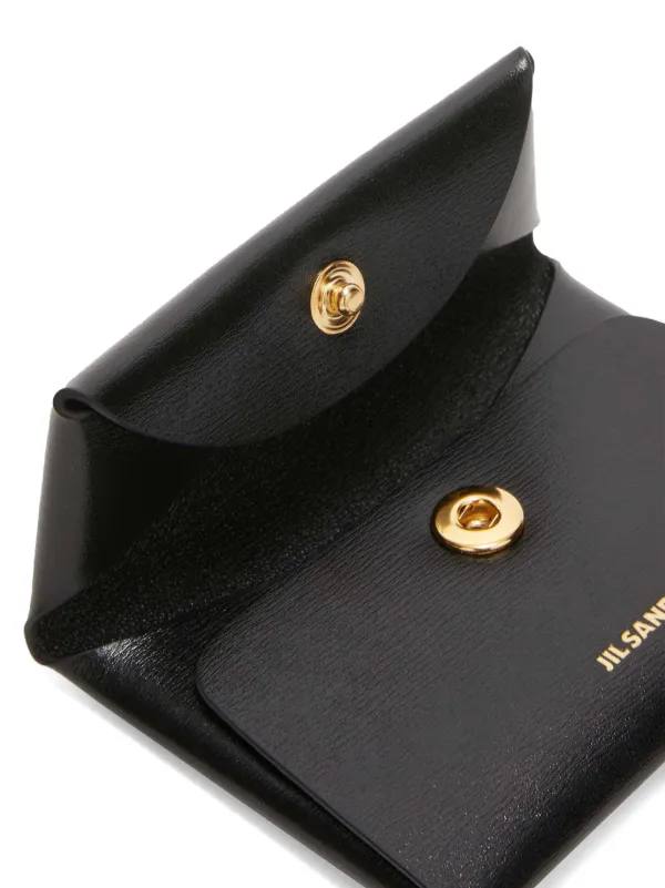 【新品】JIL SANDER FOLDED COIN PURSE ブラック Jil Sander Folded Coin Purse | Black | FARFETCH