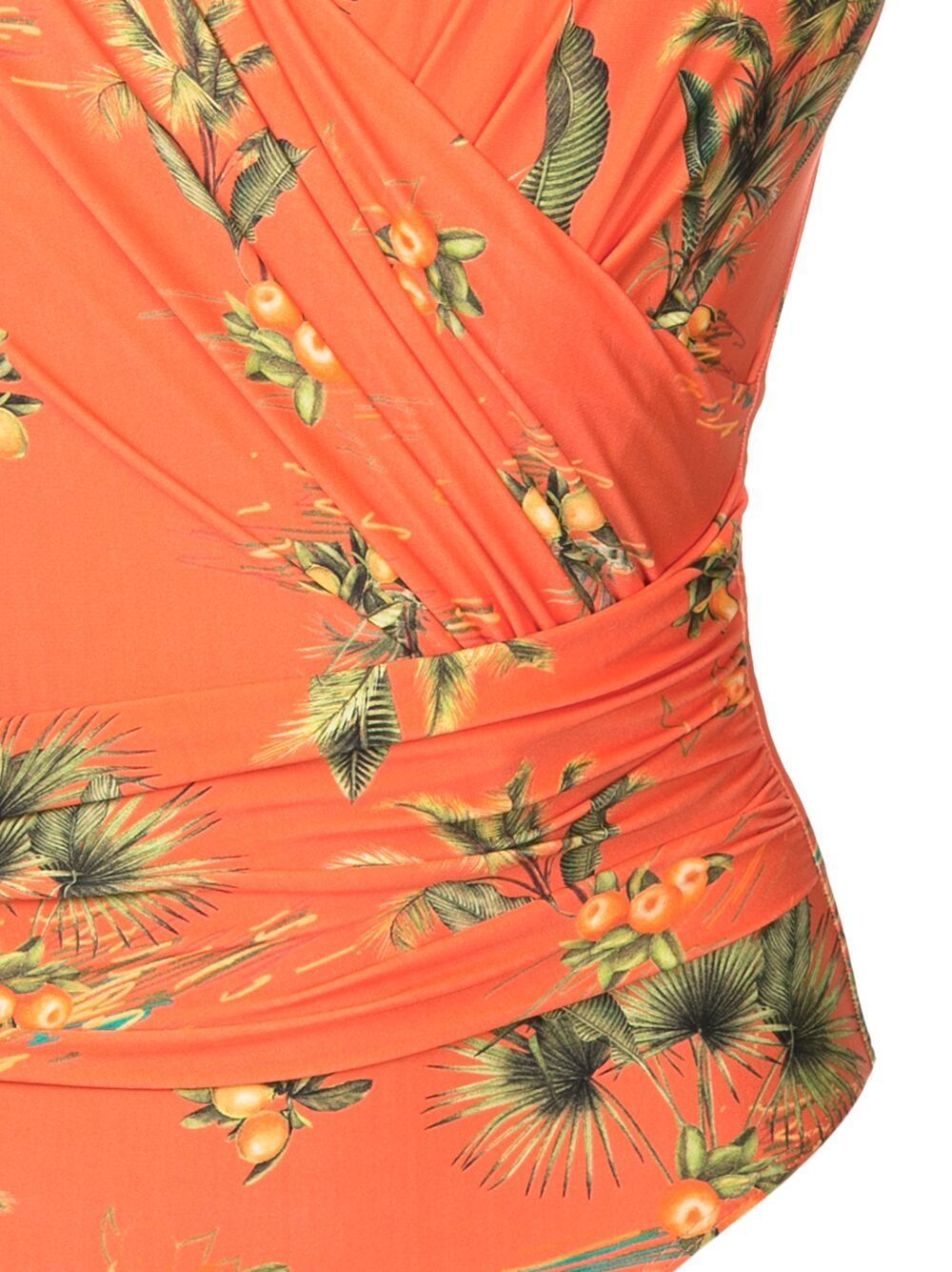 ETRO floral-print V-neck swimsuit Women