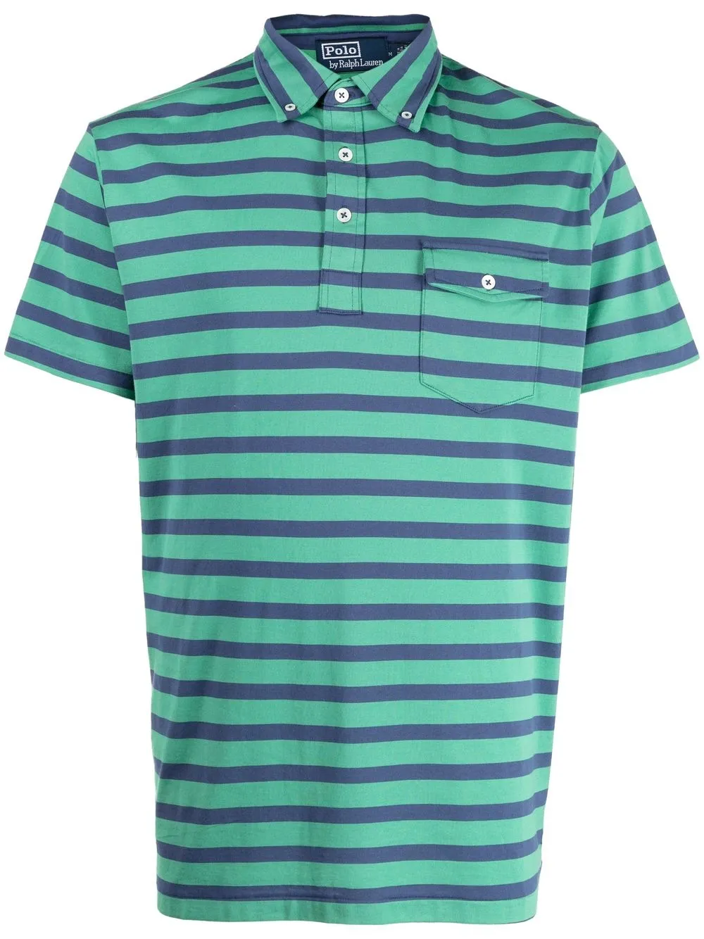 

Polo Ralph Lauren playera tipo polo con rayas estampadas - Verde