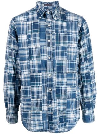 Polo Ralph Lauren check-print patchwork-design Shirt - Farfetch